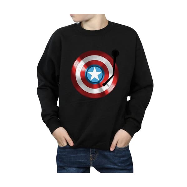 Marvel Pojkar Captain America Turntable Sweatshirt