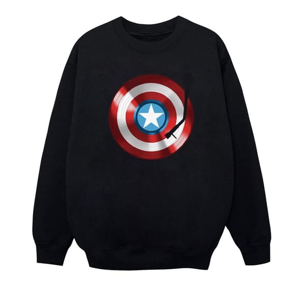 Marvel Pojkar Captain America Turntable Sweatshirt