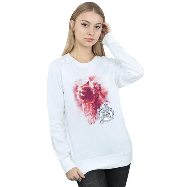 Marvel Dam/Tjej Avengers Endgame Rocket Borstad Sweatshirt