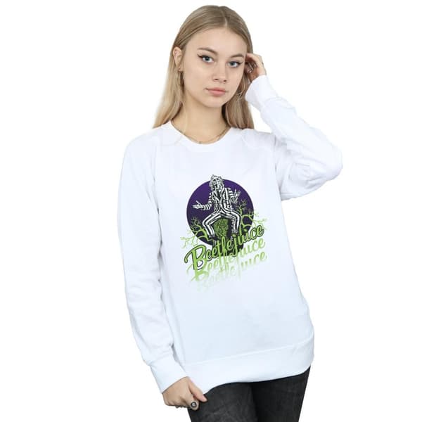 Beetlejuice Womens/Ladies Faded Pose Sweatshirt