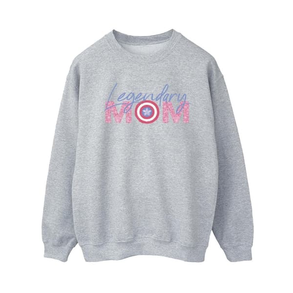 Marvel Dam/Tjej Avengers Captain America Mum Sweatshirt