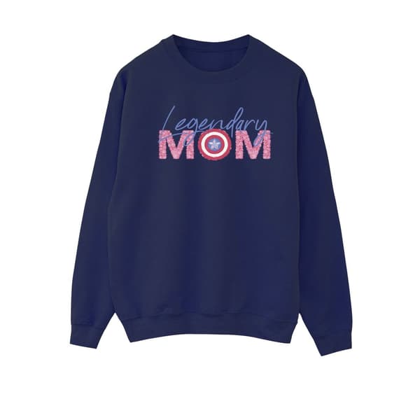 Marvel Dam/Tjej Avengers Captain America Mum Sweatshirt