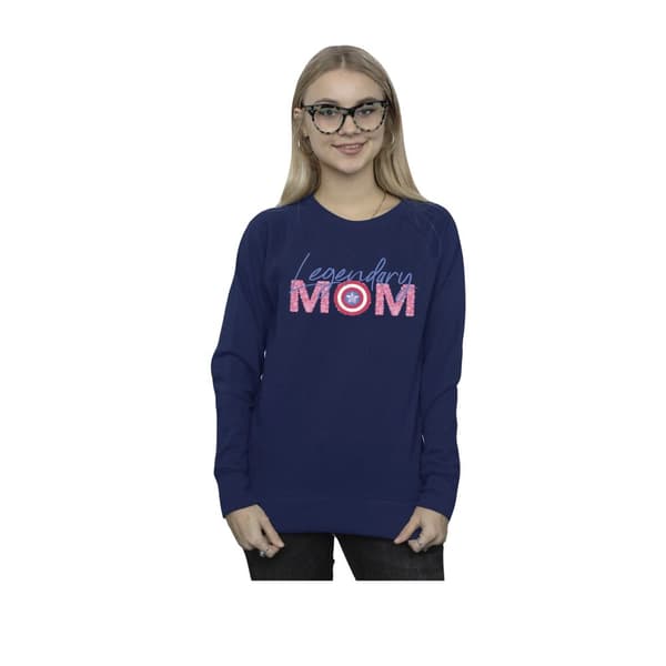 Marvel Dam/Tjej Avengers Captain America Mum Sweatshirt