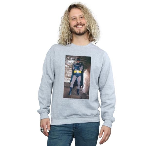 DC Comics Batman TV Series Contemplative Pose Sweatshirt - herr