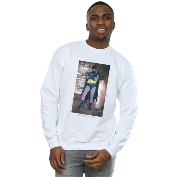 DC Comics Batman TV Series Contemplative Pose Sweatshirt - herr