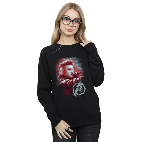 Marvel Womens/Ladies Avengers Endgame Hawkeye Brushed Sweatshirt