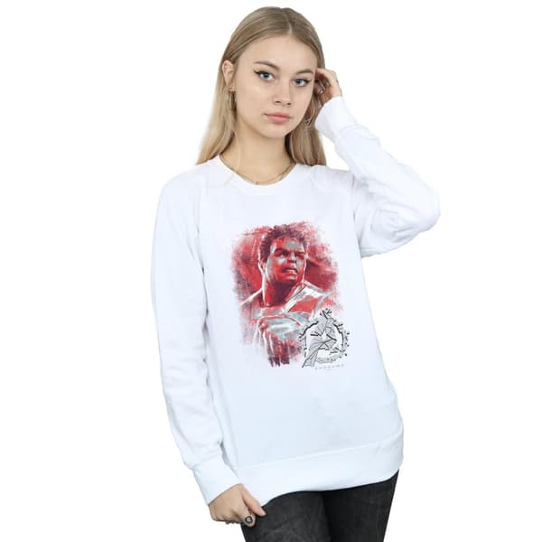 Marvel Dam/Tjej Avengers Endgame Hulk Borstad Sweatshirt