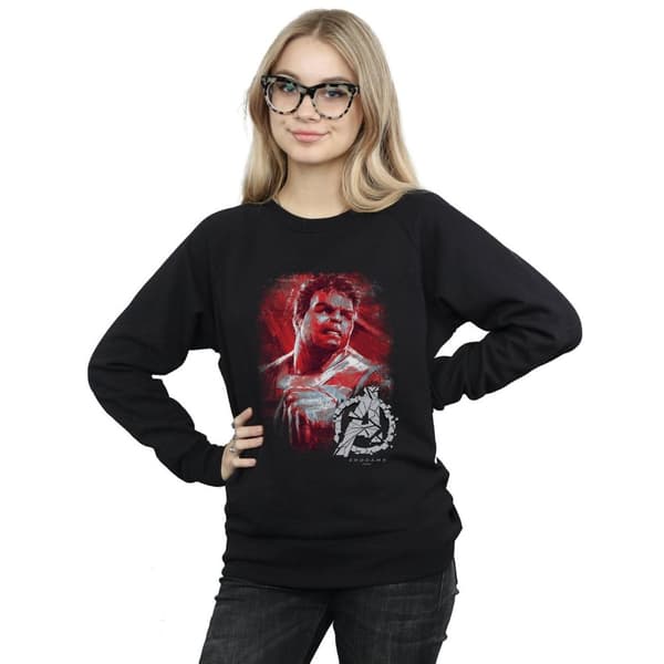 Marvel Womens/Ladies Avengers Endgame Hulk Brushed Sweatshirt