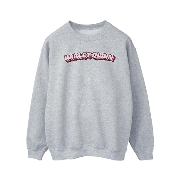 DC Comics Mens Batman Harley Quinn Logo Sweatshirt