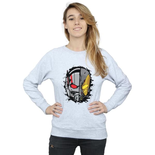 Marvel Womens/Ladies Ant-Man Split Helmet Sweatshirt