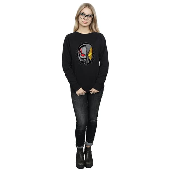 Marvel Womens/Ladies Ant-Man Split Helmet Sweatshirt
