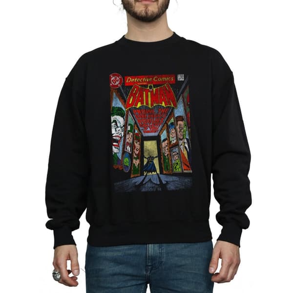 DC Comics Mens Batman Rogues Gallery Cover Sweatshirt