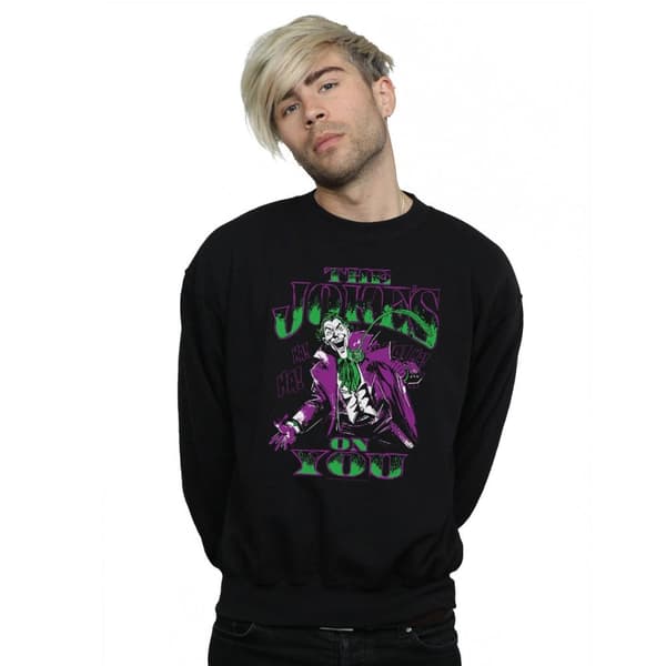 DC Comics Mens Joker The Joke´s On You Sweatshirt
