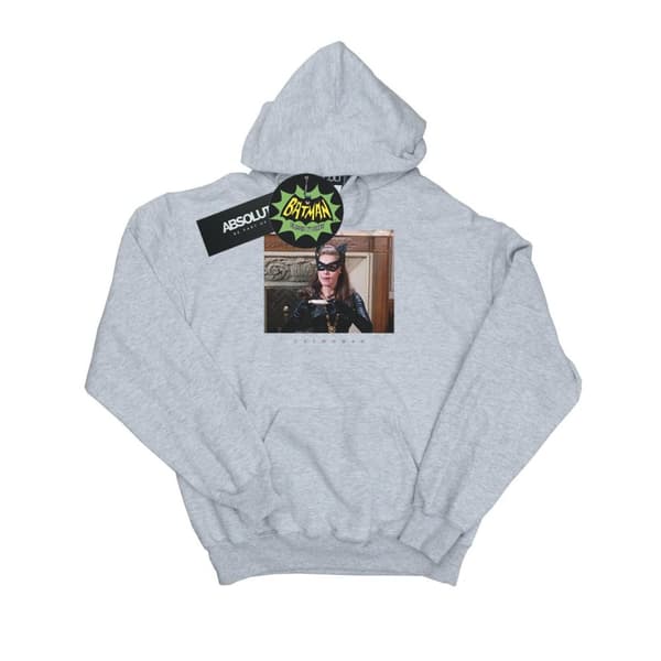 DC Comics Mens Batman TV Series Catwoman Photo Hoodie