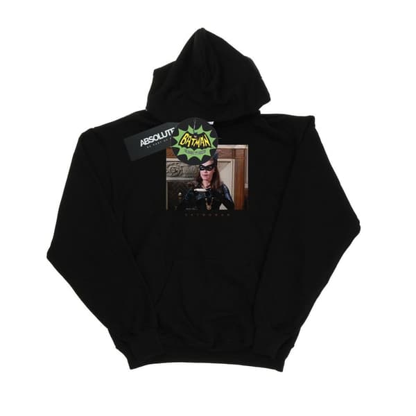 DC Comics Mens Batman TV Series Catwoman Photo Hoodie