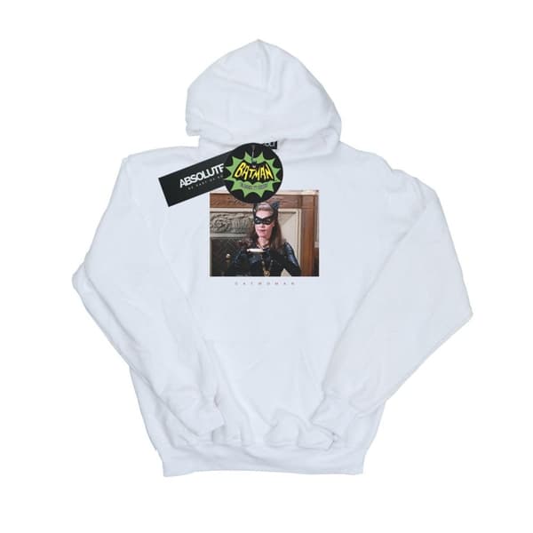 DC Comics Mens Batman TV Series Catwoman Photo Hoodie