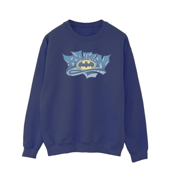 DC Comics Batman Graffiti Logo Sweatshirt för herrar