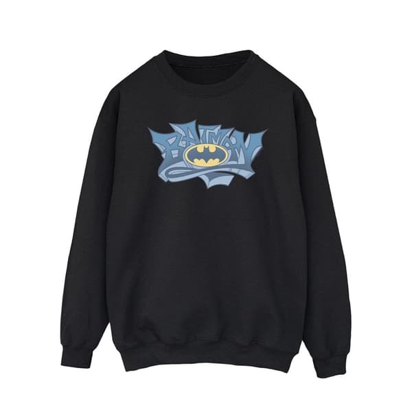 DC Comics Batman Graffiti Logo Sweatshirt för herrar