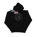 Miniatyrbild 1 av 5: Marvel Herr Avengers Assemble A Logo Outline Huvtröja