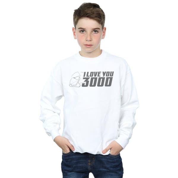Marvel Boys Avengers Endgame I Love You 3000 Helmet Sweatshirt