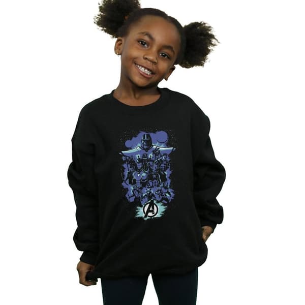Marvel Girls Avengers Endgame Space Sketch Sweatshirt
