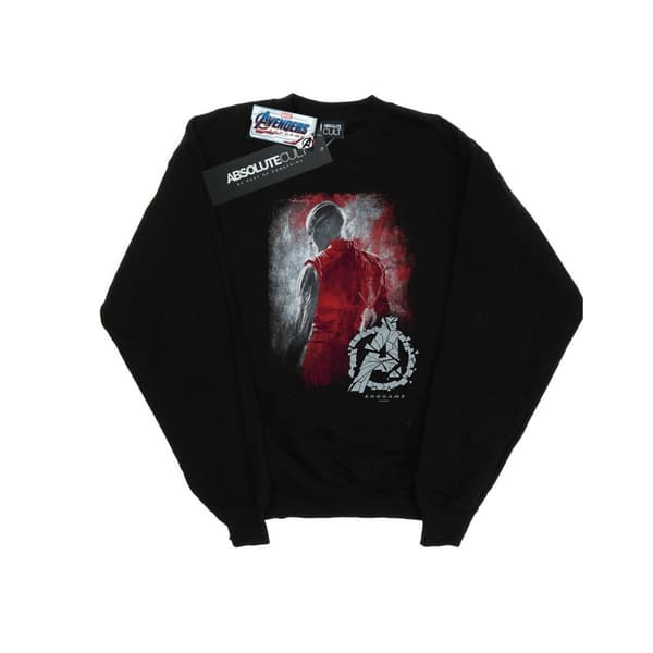 Marvel Avengers Endgame Nebula borstad tröja för flickor Black 7-8 Years
