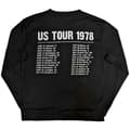 Miniatyrbild 2 av 2: The Rolling Stones Unisex Adult US Tour 1978 Sweatshirt med ryggtryck