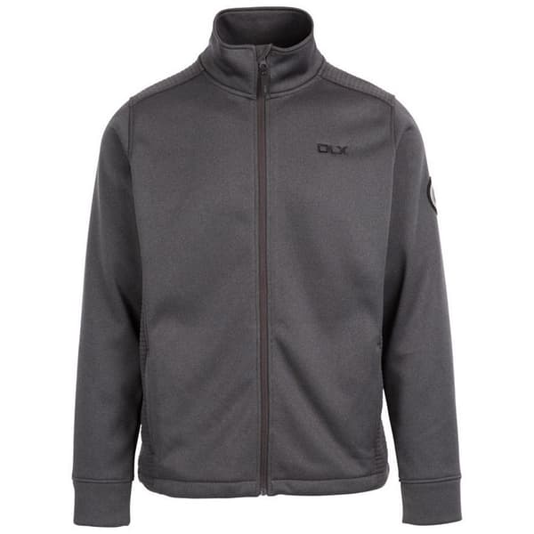 Trespass Angus DLX fleecejacka för herrar Dark Grey M