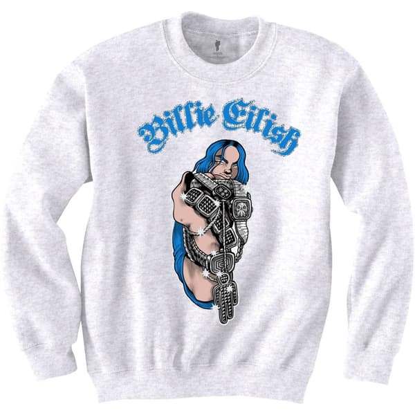 Billie Eilish Unisex Bling-tröja för vuxna