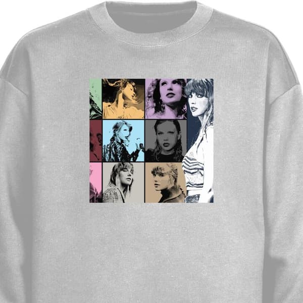 Sweatshirt | Behagelig Collegebluse til Voksne Taylor Swift Gr
