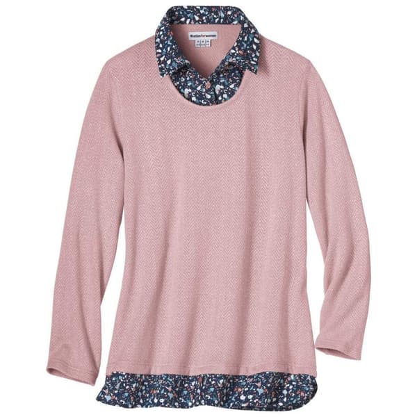 Atlas for Women Jumper 2 i 1 för kvinnor/damer Pink 20 UK - 22 UK