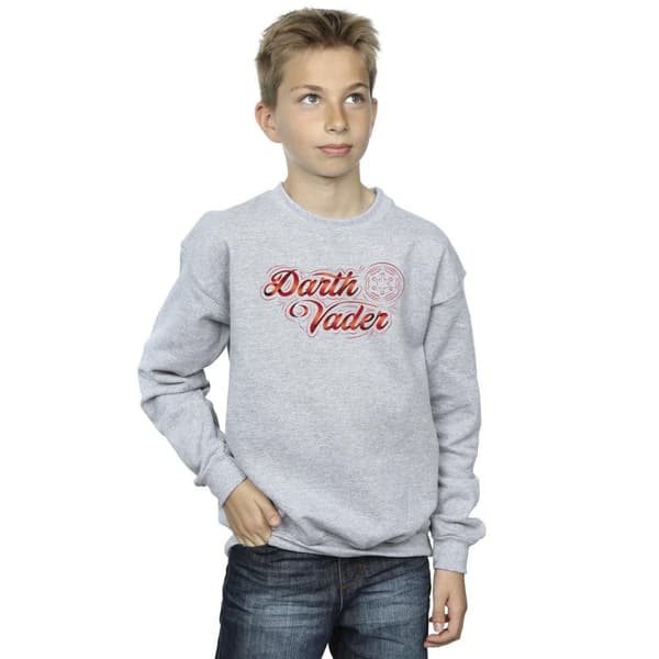 Star Wars Pojkar Obi-Wan Kenobi Darth Vader Sweatshirt med fontband
