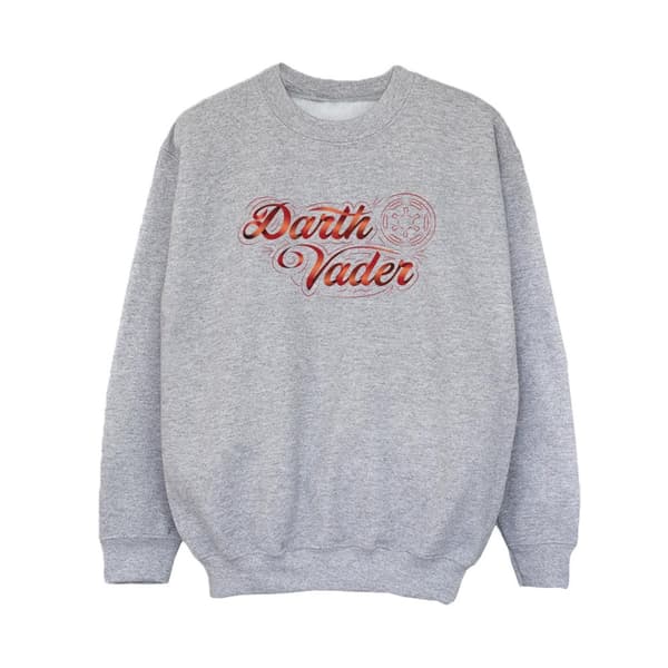 Star Wars Pojkar Obi-Wan Kenobi Darth Vader Sweatshirt med fontband