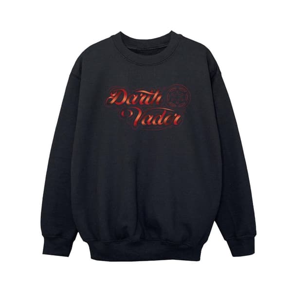 Star Wars Pojkar Obi-Wan Kenobi Darth Vader Sweatshirt med fontband