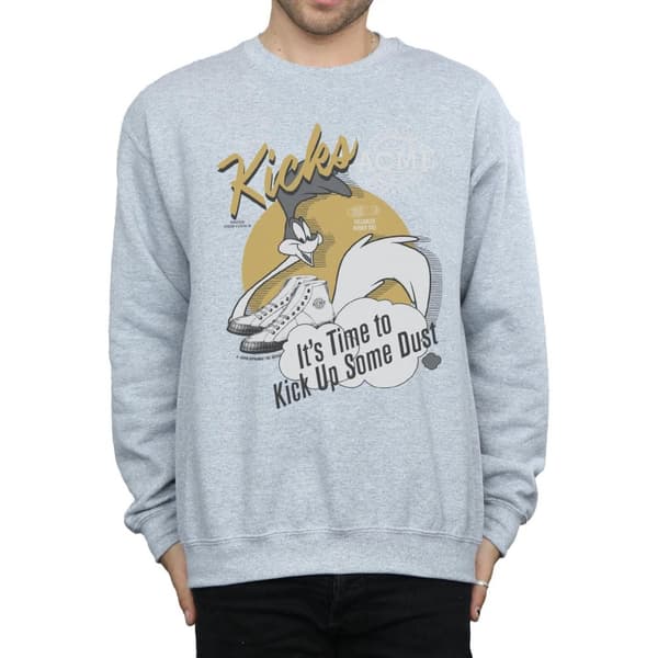 Looney Tunes Mens Road Runner Kicks Sweatshirt