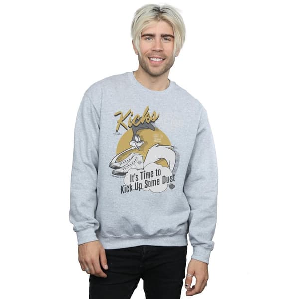 Looney Tunes Mens Road Runner Kicks Sweatshirt