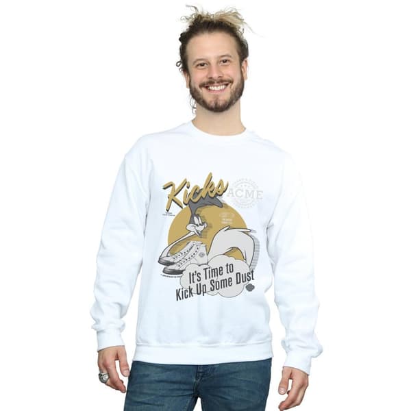 Looney Tunes Mens Road Runner Kicks Sweatshirt