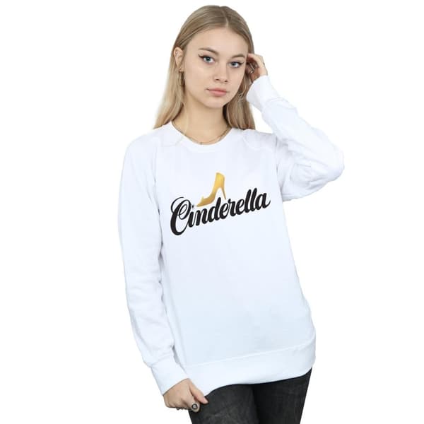 Disney Sweatshirt med Cinderella Shoe-logotyp för kvinnor/damer