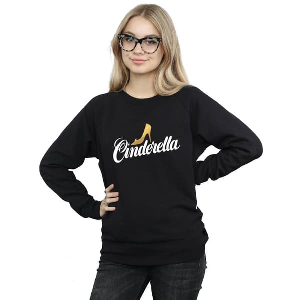 Disney Sweatshirt med Cinderella Shoe-logotyp för kvinnor/damer