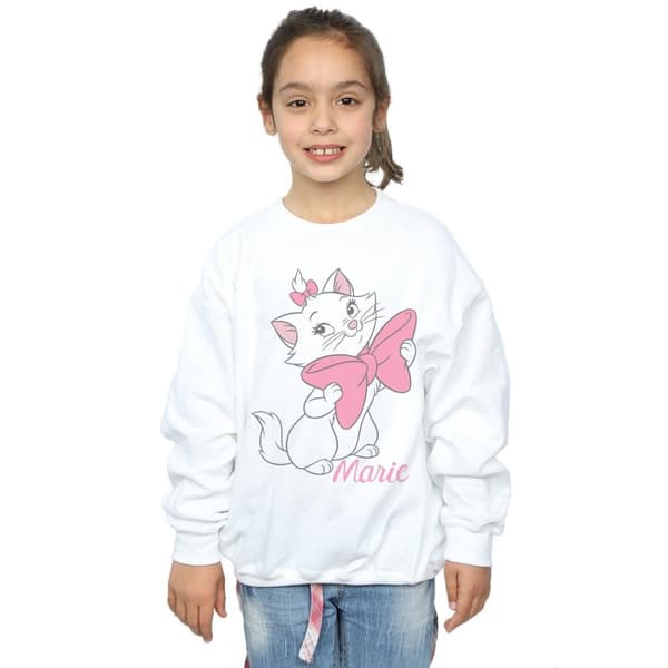 Disney Aristocats Marie Bow Sweatshirt för flickor