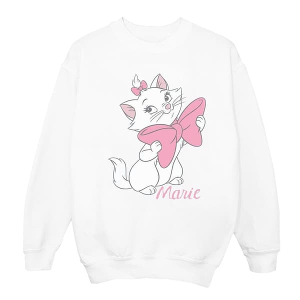 Disney Aristocats Marie Bow Sweatshirt för flickor