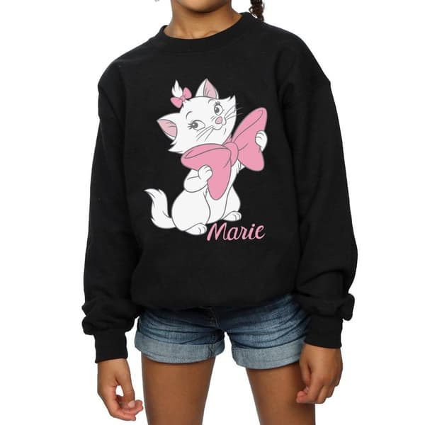Disney Aristocats Marie Bow Sweatshirt för flickor