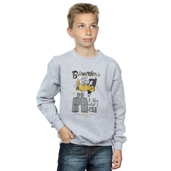 Looney Tunes Boys Daffy Duck Binoculars Sweatshirt
