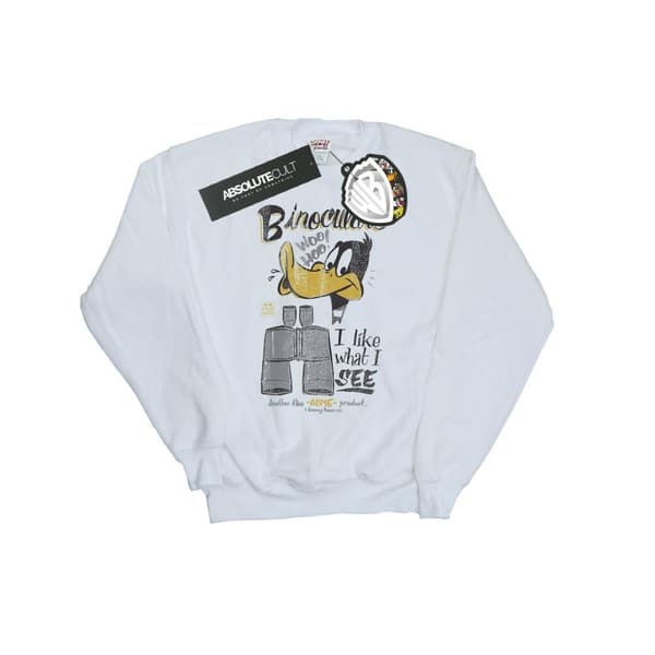 Looney Tunes Boys Daffy Duck Binoculars Sweatshirt