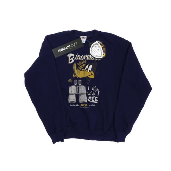 Looney Tunes Boys Daffy Duck Binoculars Sweatshirt