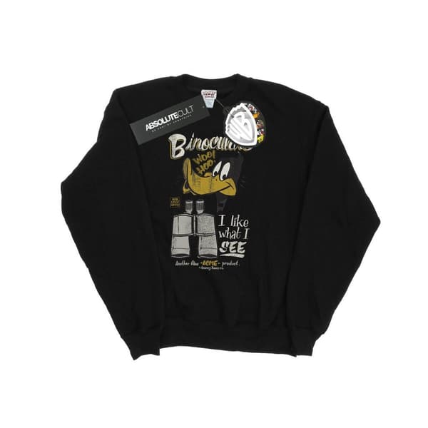 Looney Tunes Boys Daffy Duck Binoculars Sweatshirt