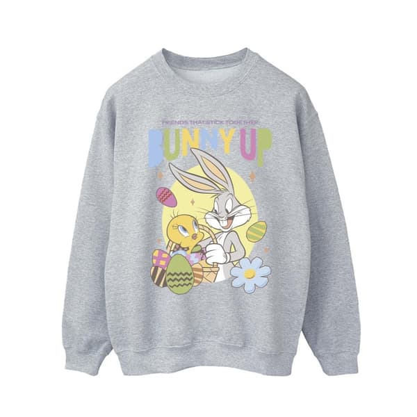 Looney Tunes Mens Bunny Up Sweatshirt