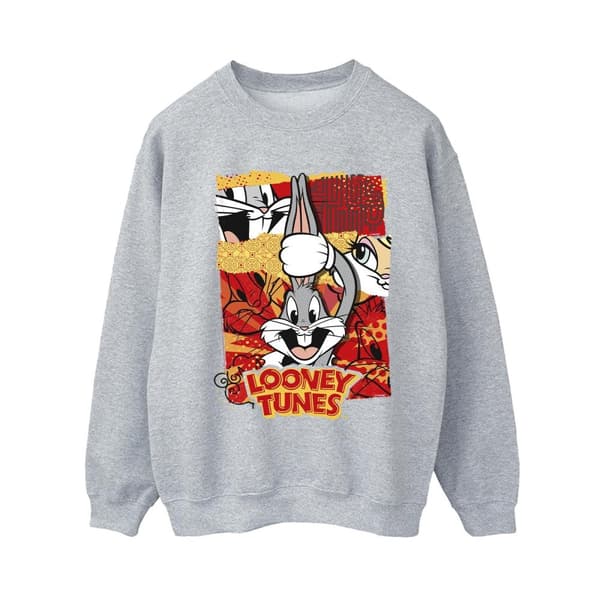 Looney Tunes Womens/Ladies Bugs Rabbit Comic New Year Sweatshirt