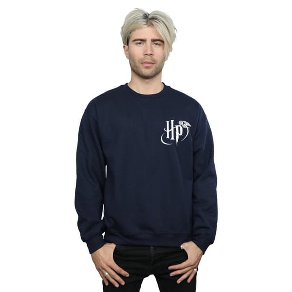 Harry Potter Mens Logo Pocket Sweatshirt
