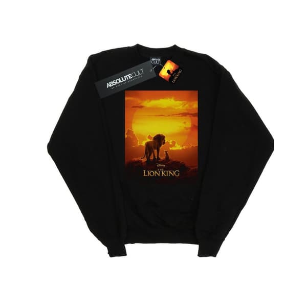 Disney Mens The Lion King Movie Sunset Poster Sweatshirt